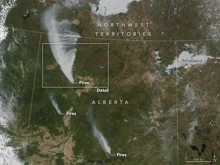La carte Alberta