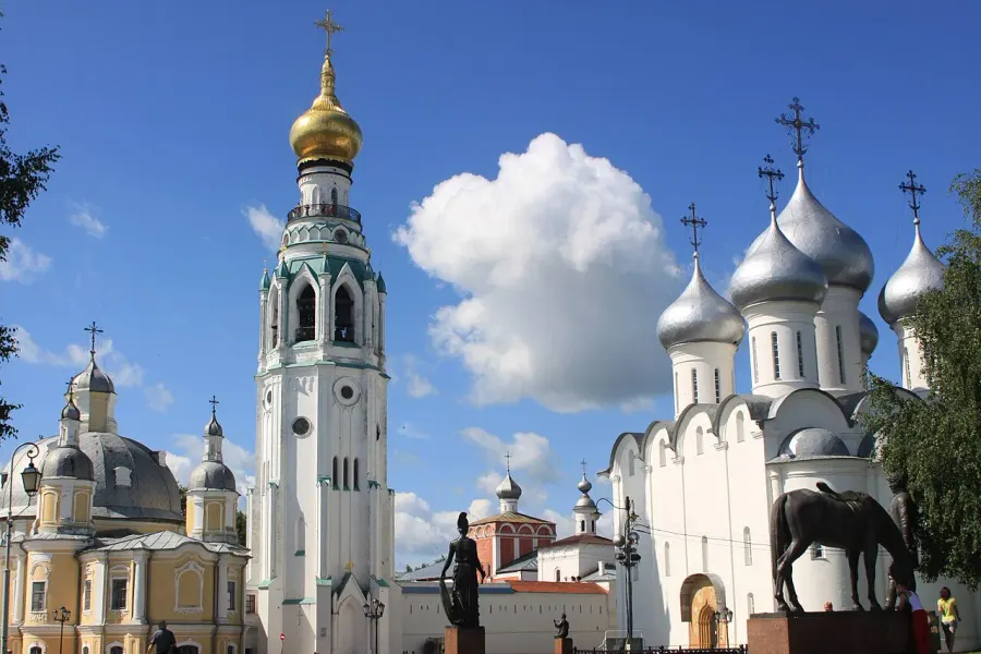 La carte Vologda