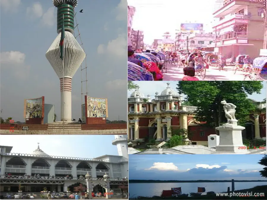 La carte Mymensingh