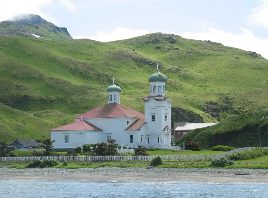 La carte Église de la Sainte-Ascension d'Unalaska