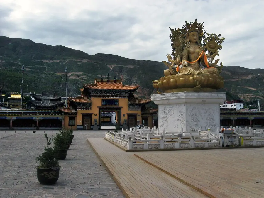 La carte Monastère de Longwu