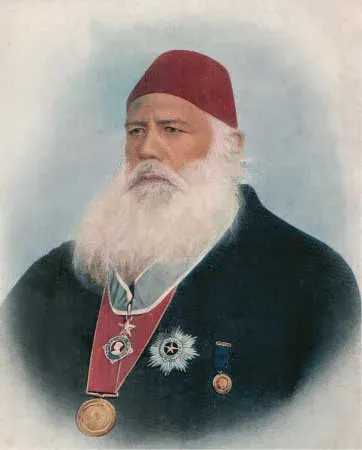 La carte Syed Ahmad Khan
