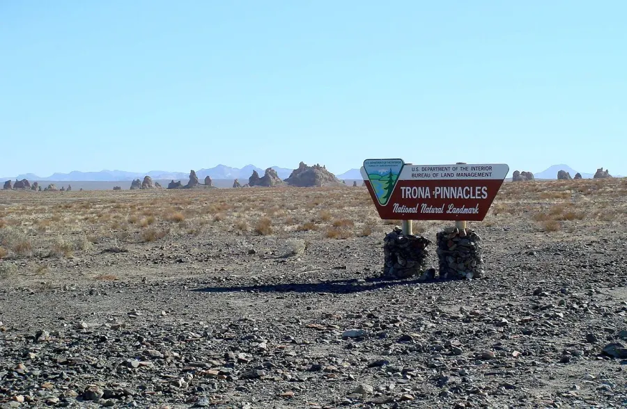 La carte National Natural Landmark