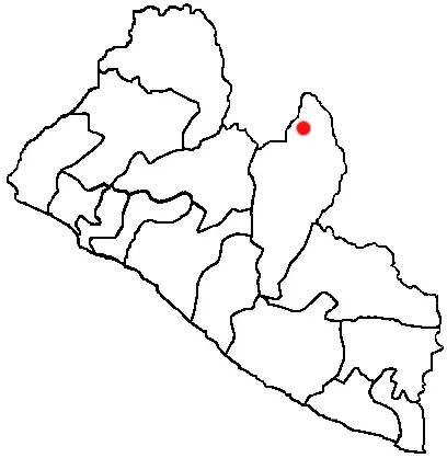 La carte Sanniquellie