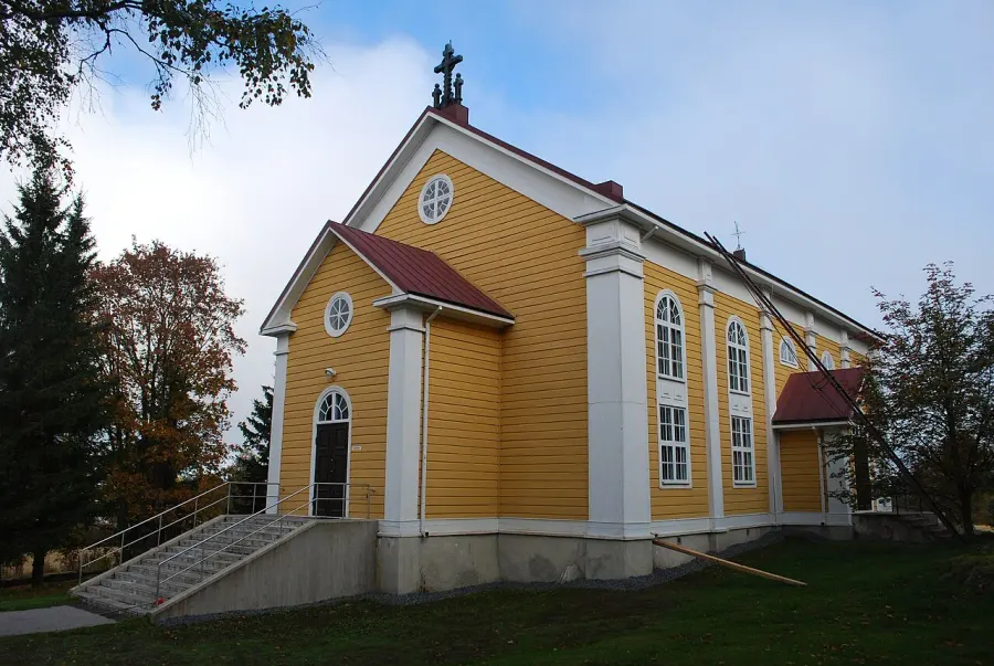 La carte Église de Kuhmalahti