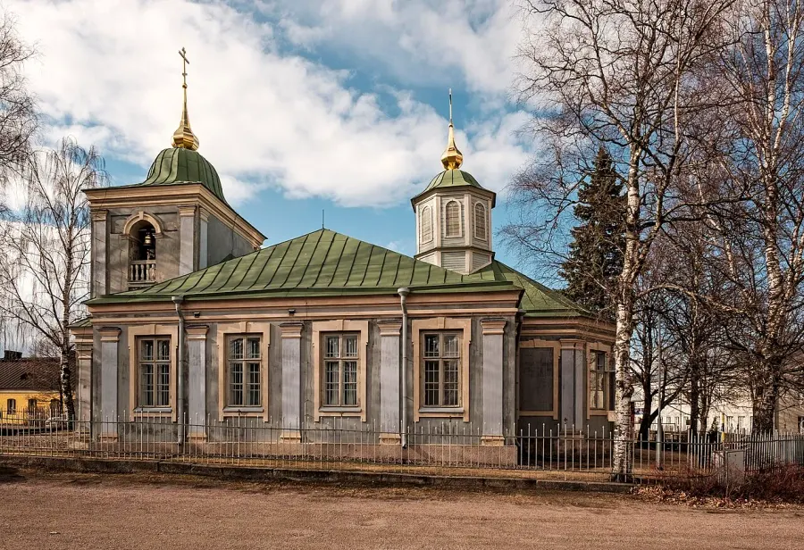 La carte Église orthodoxe de Lappeenranta