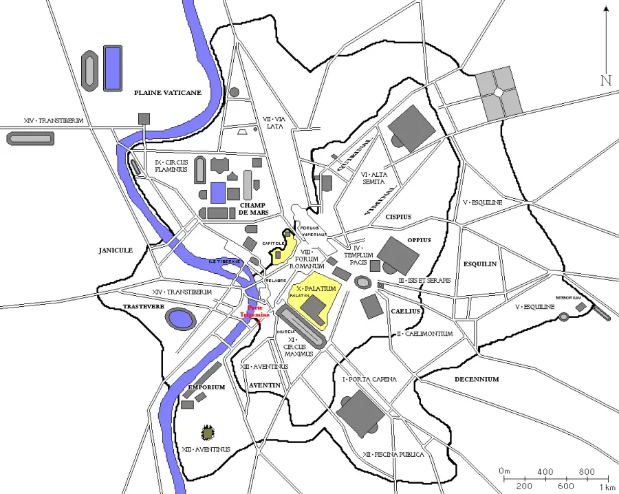 La carte Porte Trigémine