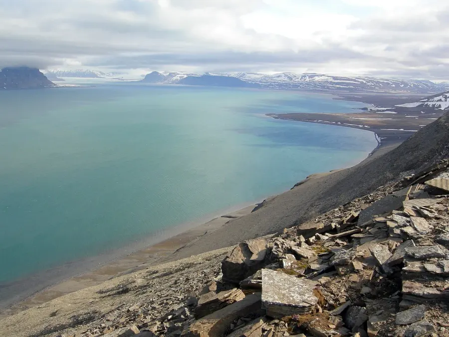 La carte Parc national de Nordre Isfjorden