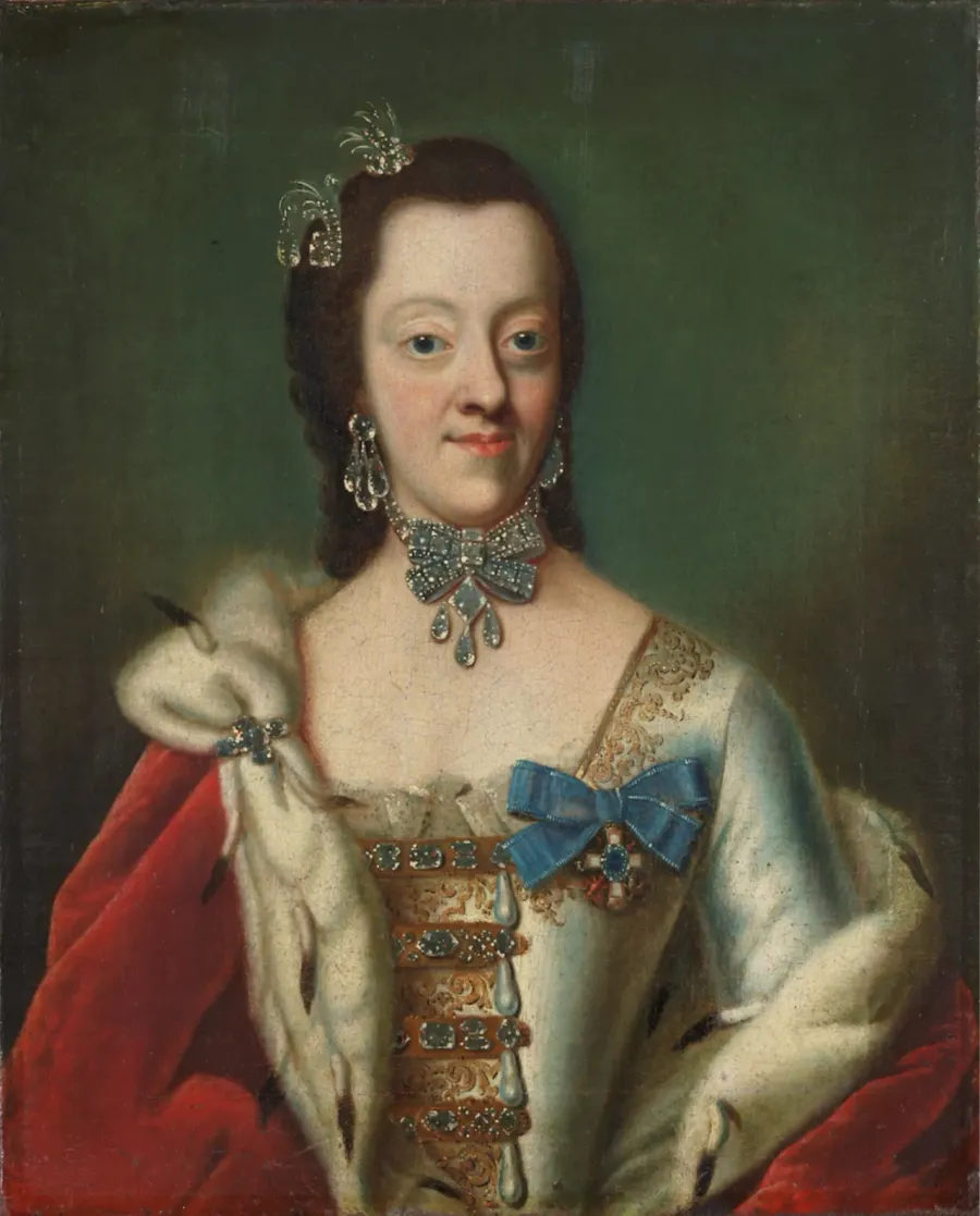 The Princess Charlotte Amalie of Denmark card