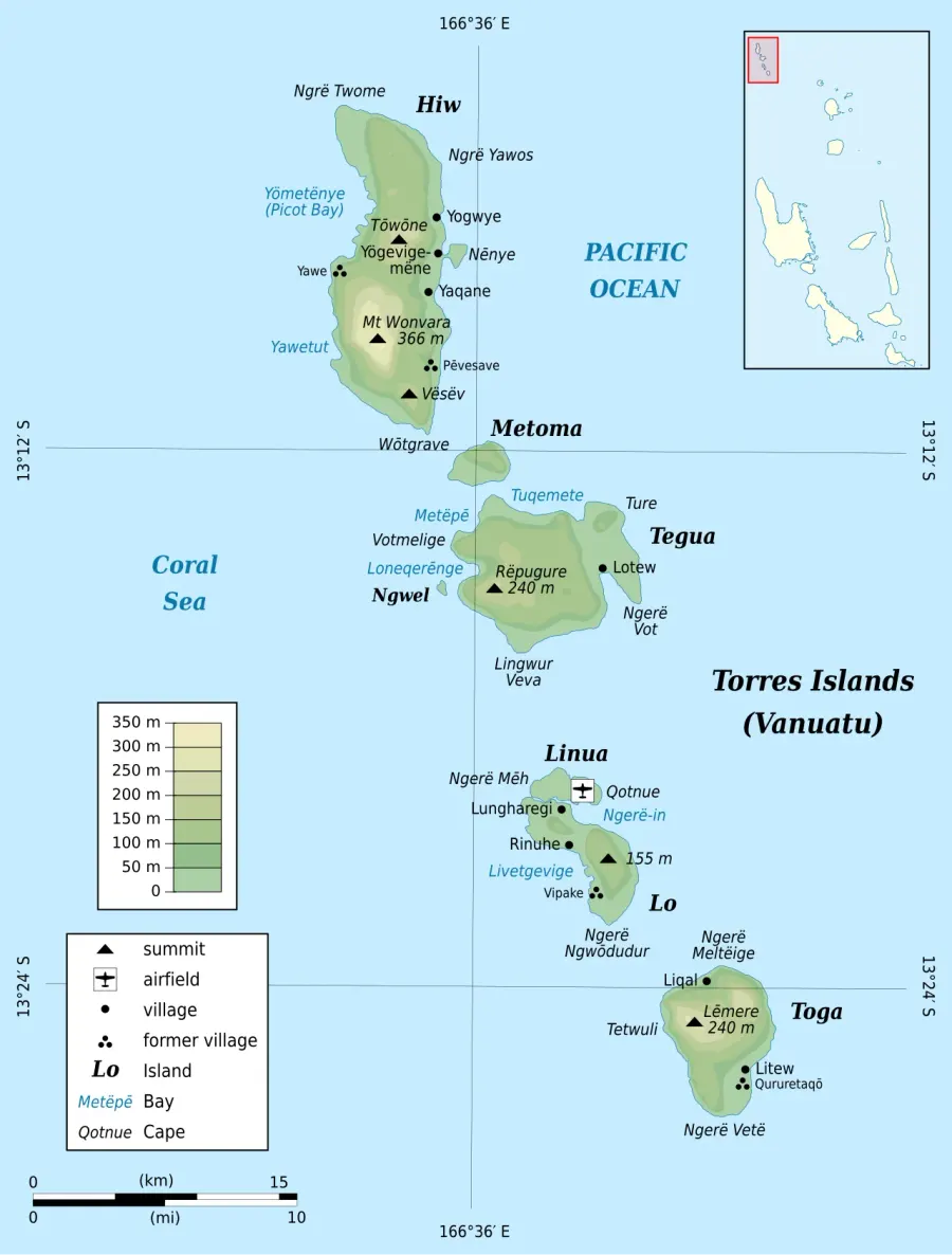 La carte Tegua