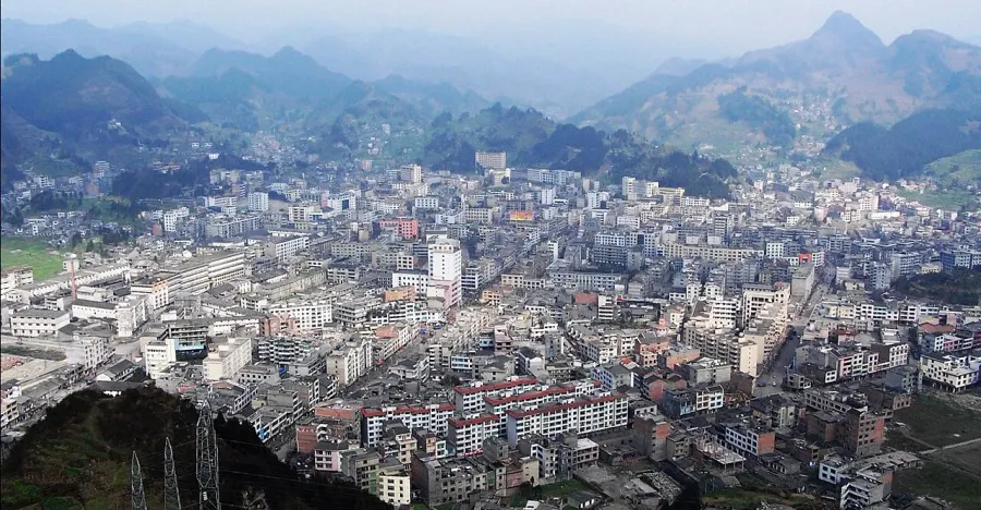 La carte Zhaotong
