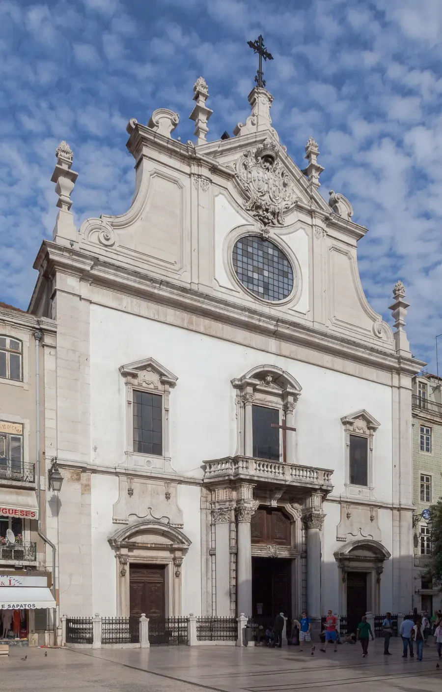 La carte Église Saint-Dominique de Lisbonne
