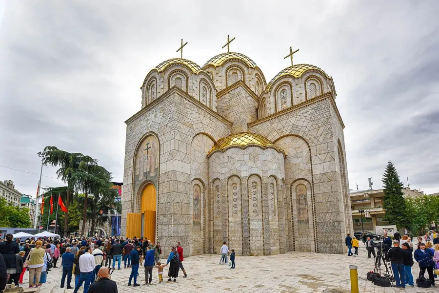 La carte Église Saint-Constantin-et-Sainte-Hélène de Skopje