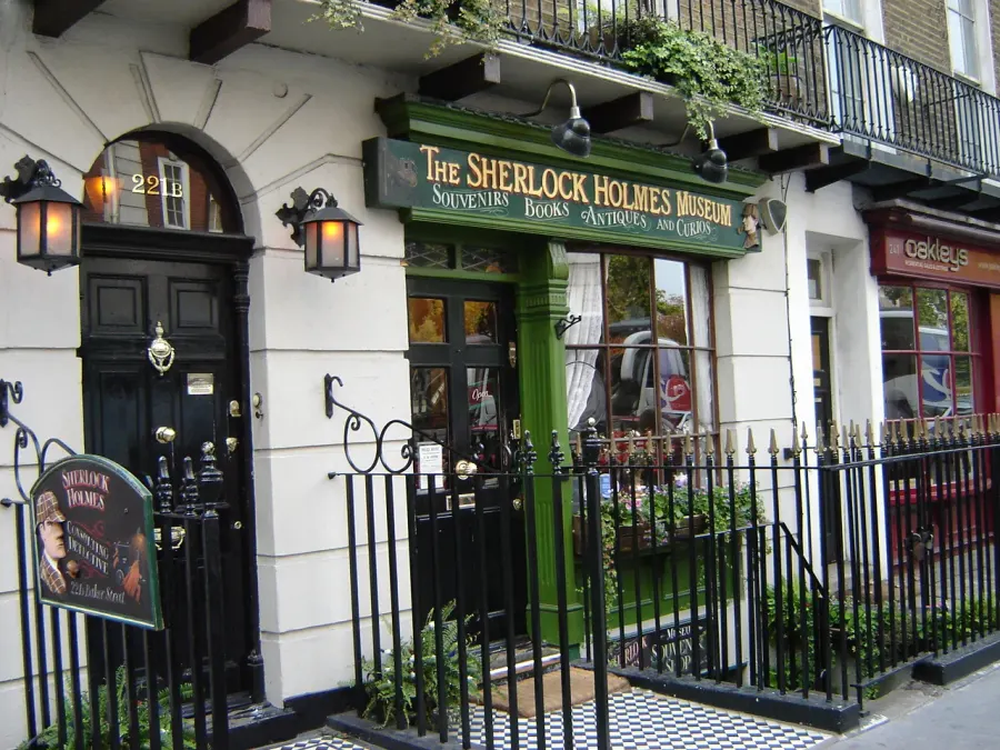 La carte Sherlock Holmes Museum