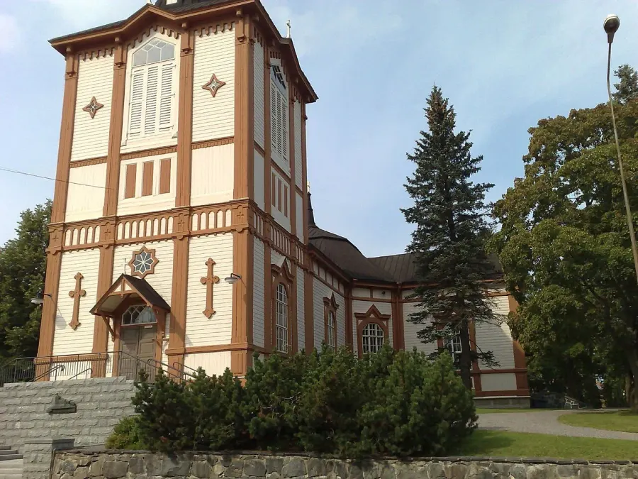 La carte Église d'Akaa