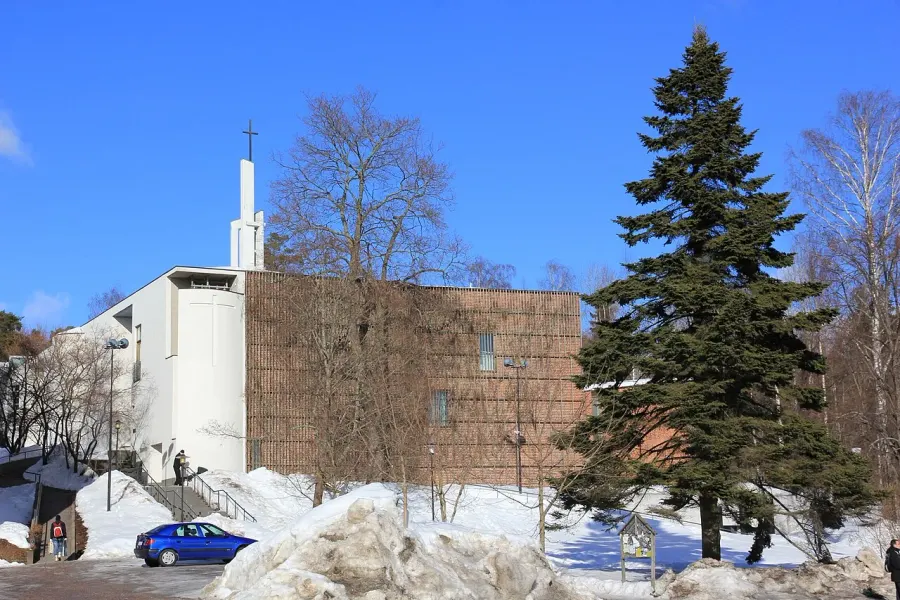 La carte Église de Kauniainen