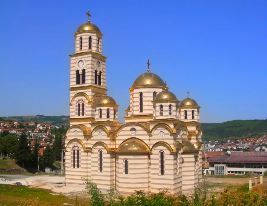 La carte Église Saint-Sava de Mrkonjić Grad