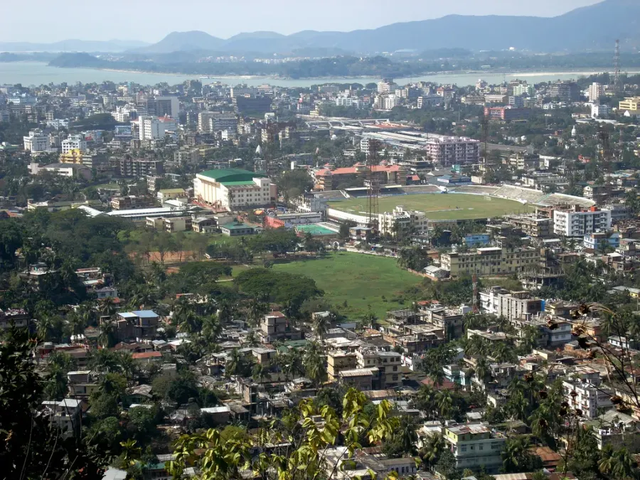 La carte Guwahati