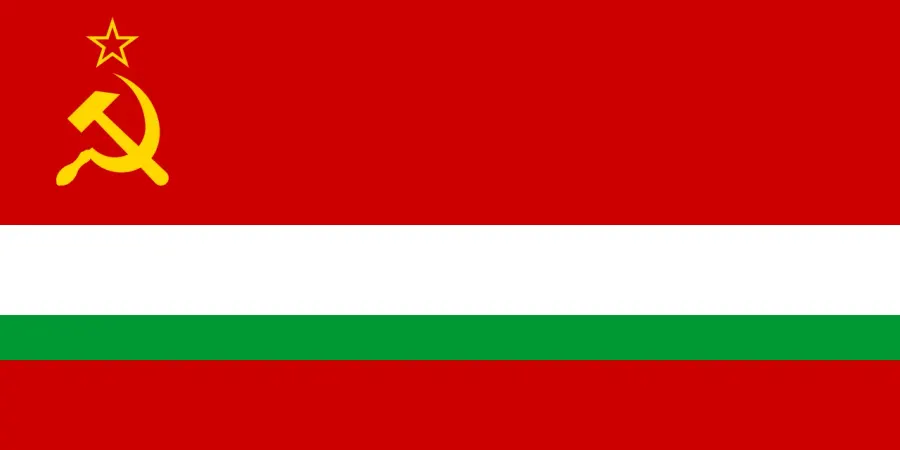 La carte République socialiste soviétique du Tadjikistan