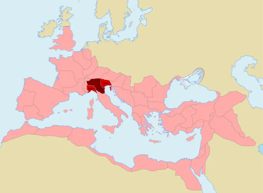La carte Gaule cisalpine