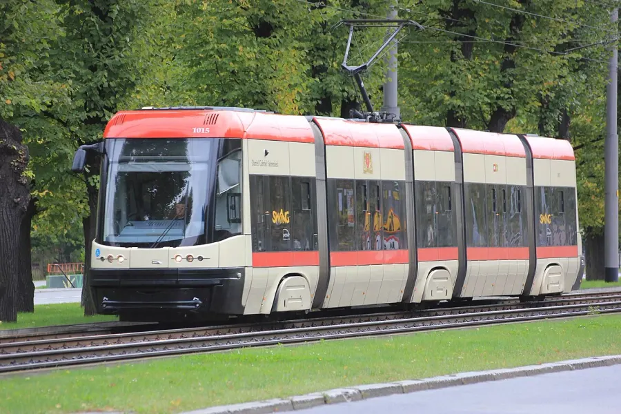 La carte Tramway de Gdańsk
