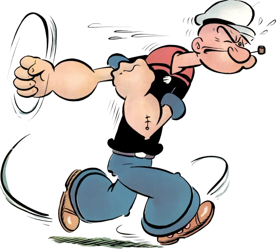 La carte Popeye