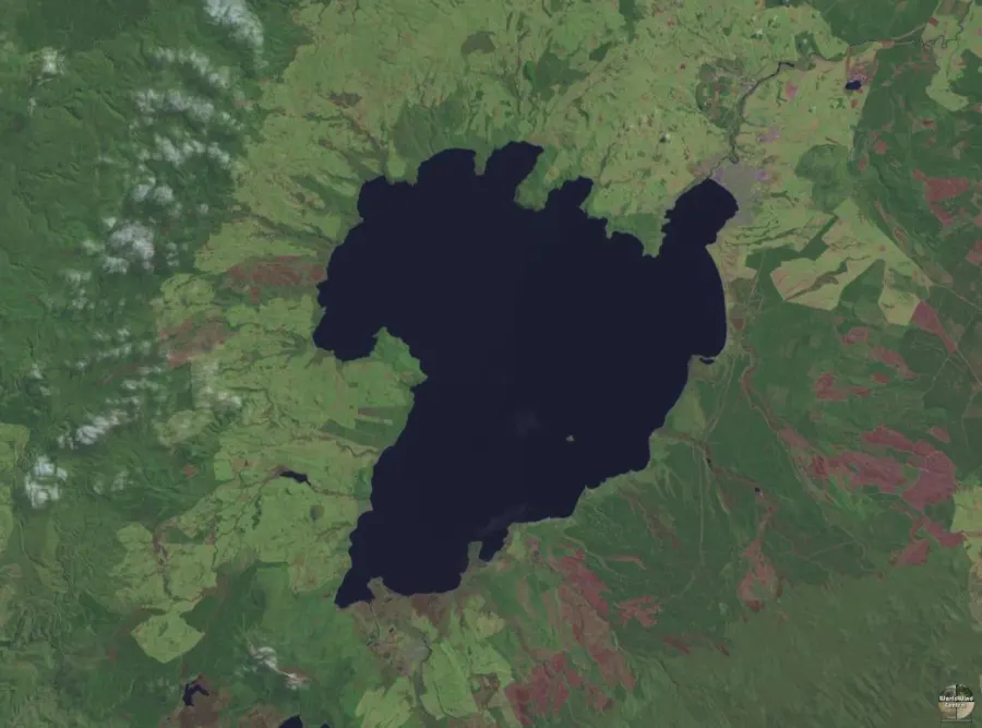 La carte Lac Taupo