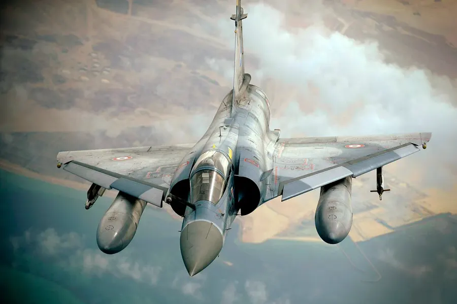 La carte Dassault Mirage 2000