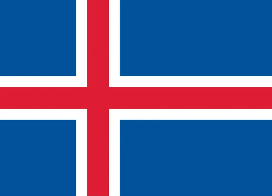 La carte Équipe d'Islande masculine de basket-ball