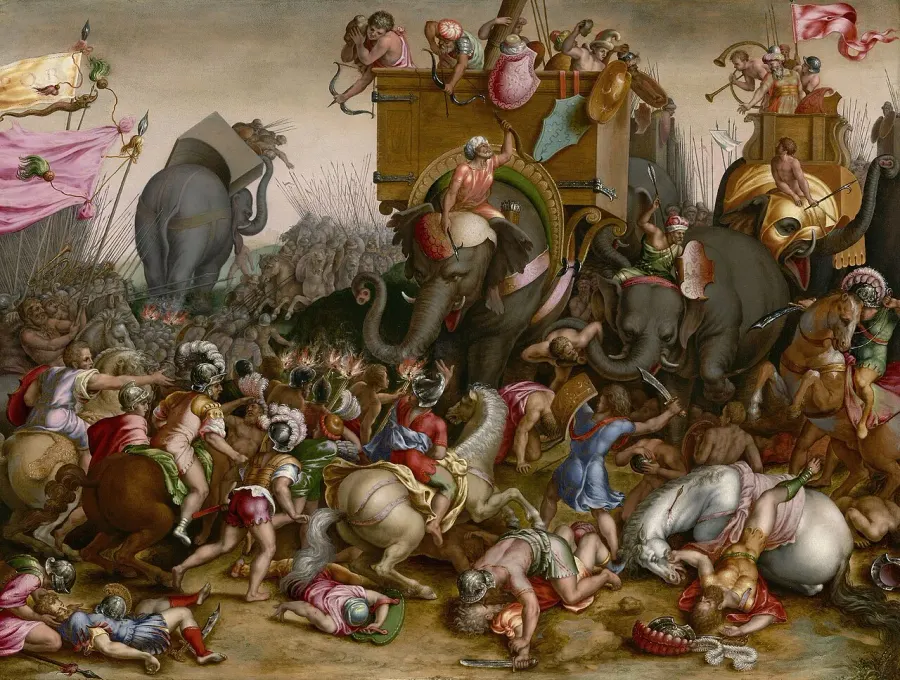 The Battle of Zama card
