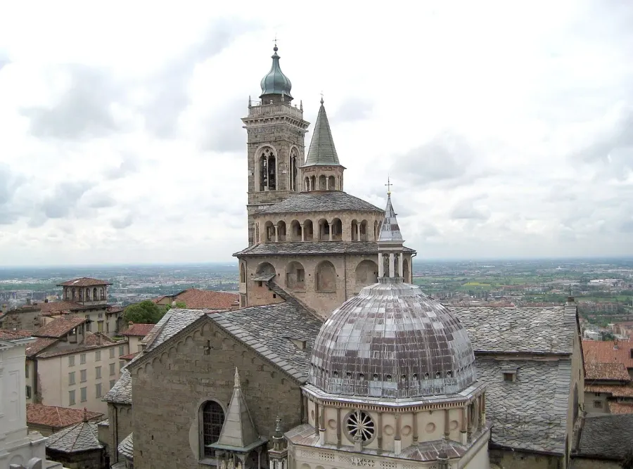 La carte Basilique Santa Maria Maggiore de Bergame
