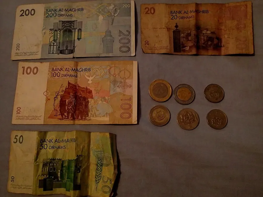 La carte Dirham marocain