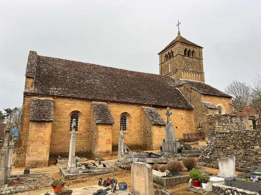 La carte Église Notre-Dame-de-l'Assomption d'Ameugny