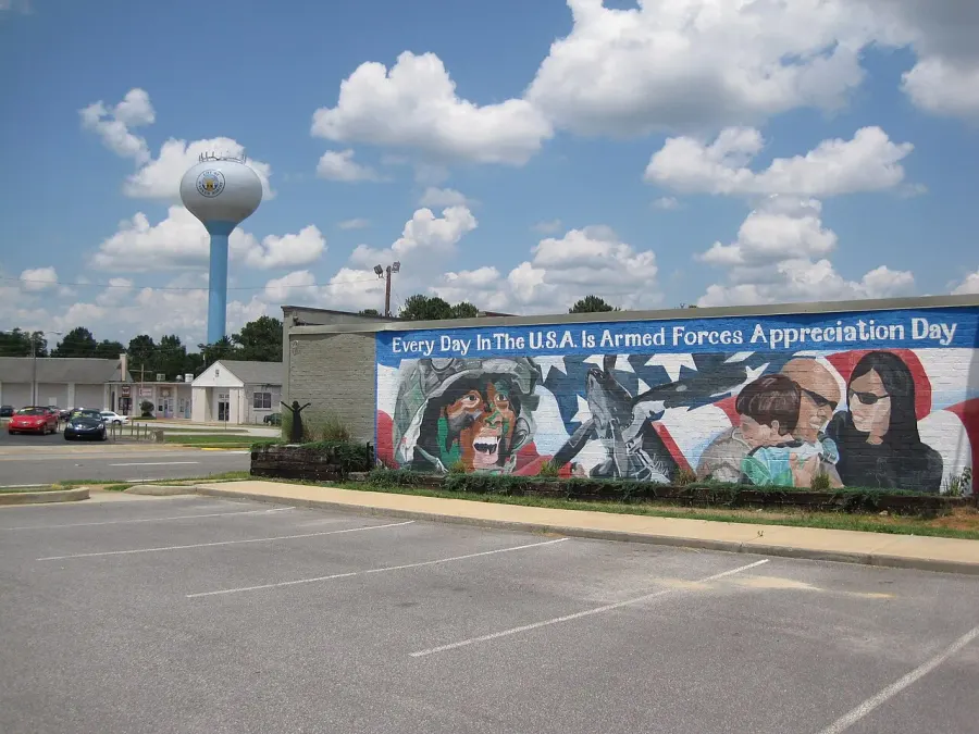 La carte Warner Robins