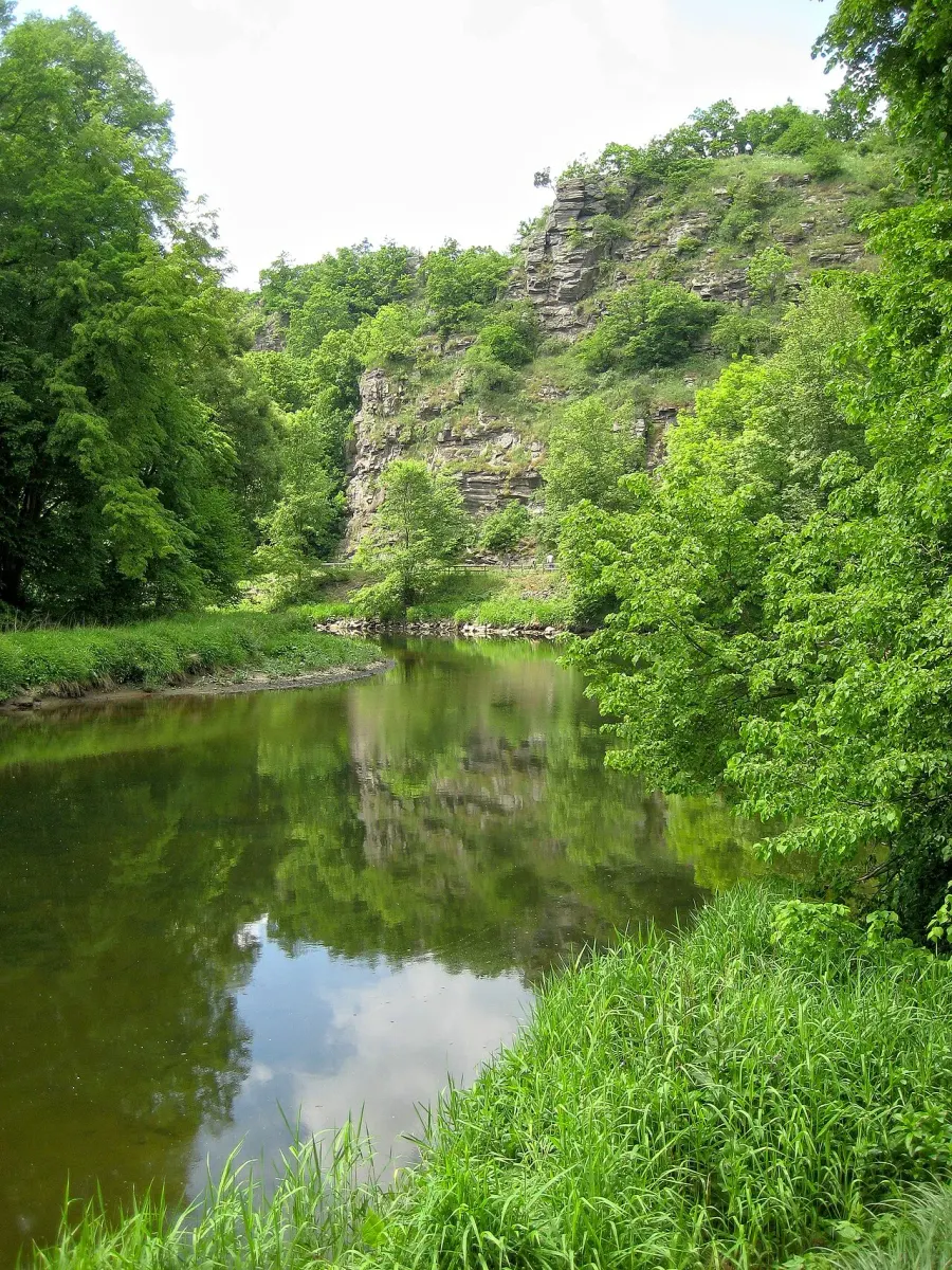 La carte Parc national de Podyjí