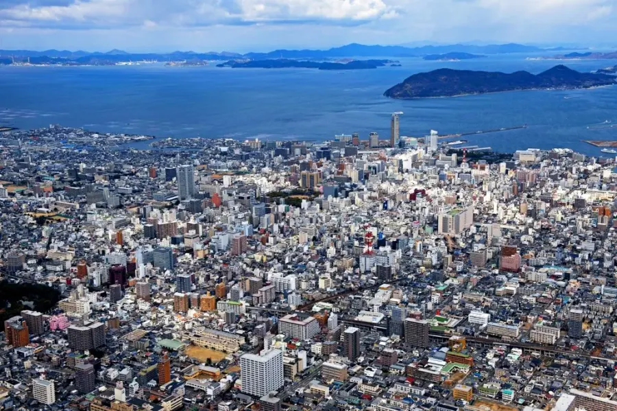 La carte Takamatsu