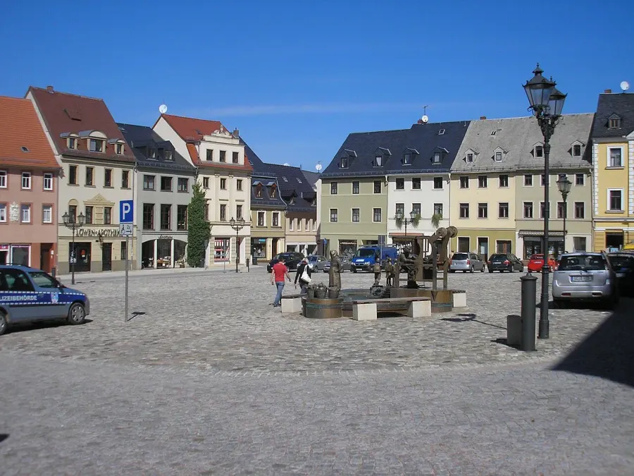 La carte Glauchau