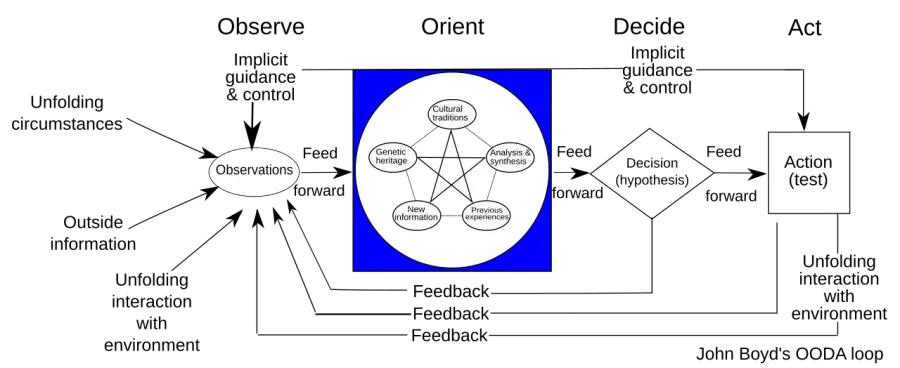 The OODA loop card