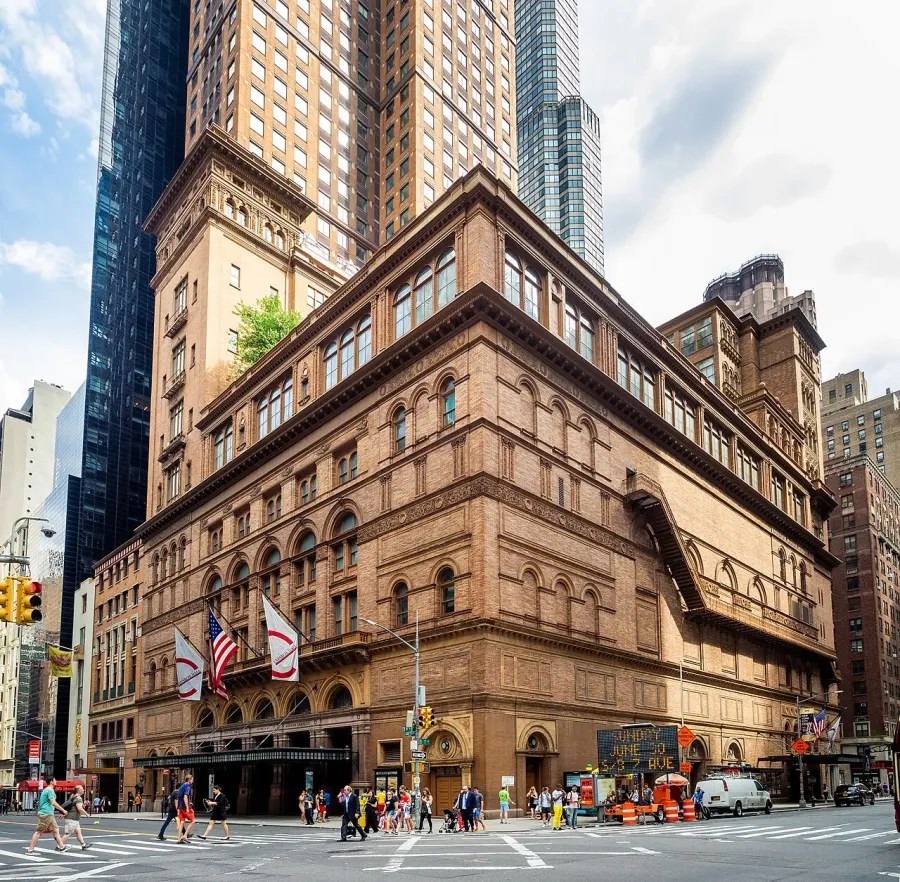 La carte Carnegie Hall