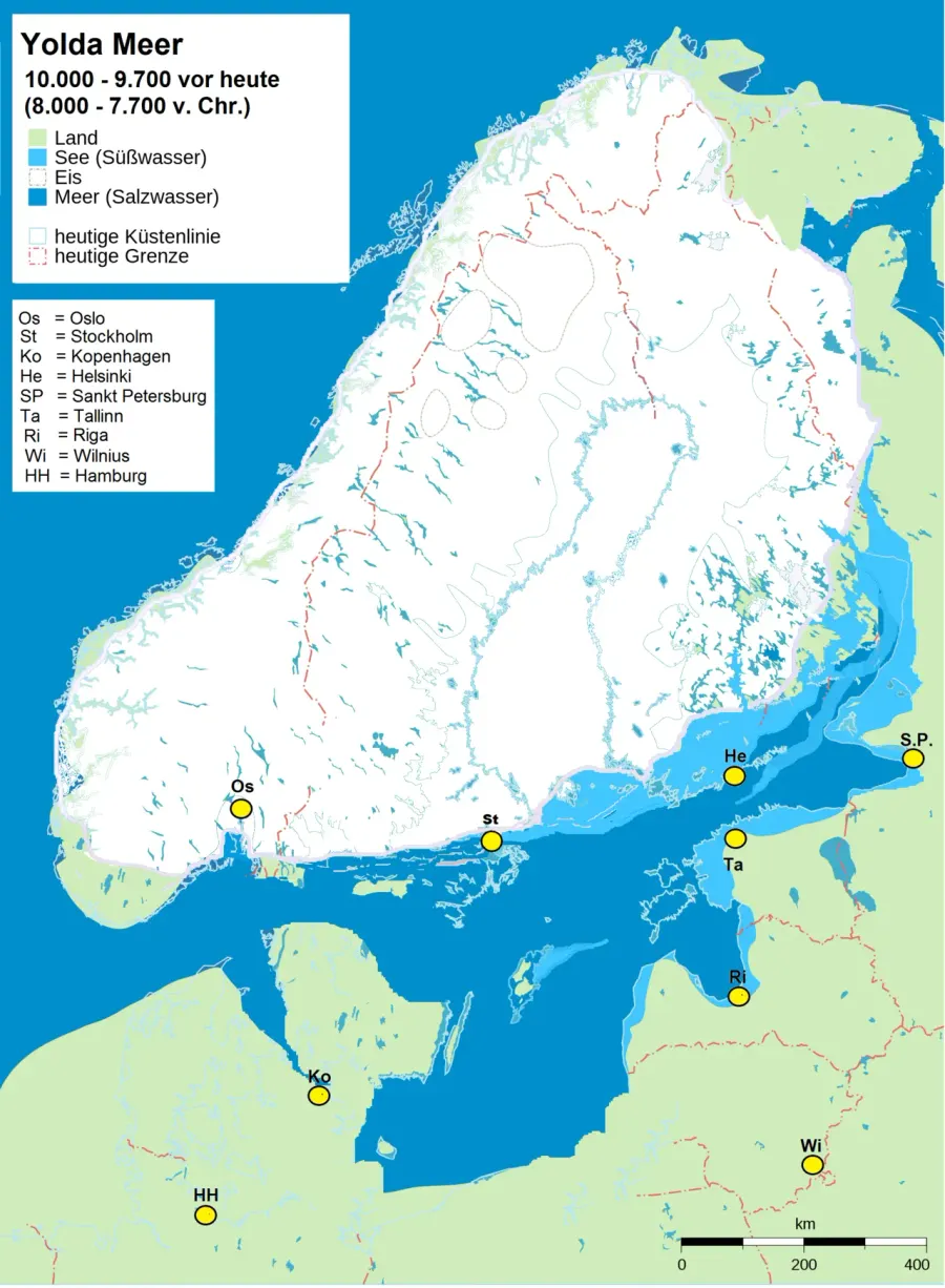 La carte Mer de Yoldia