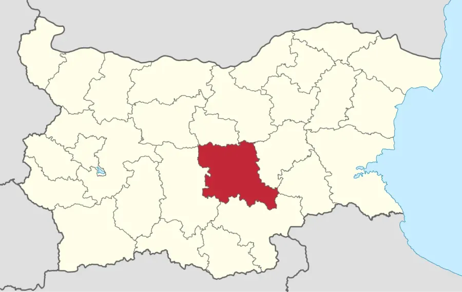 La carte Stara Zagora