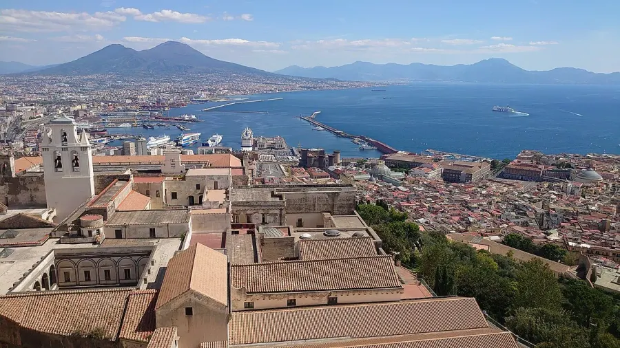 La carte Baie de Naples