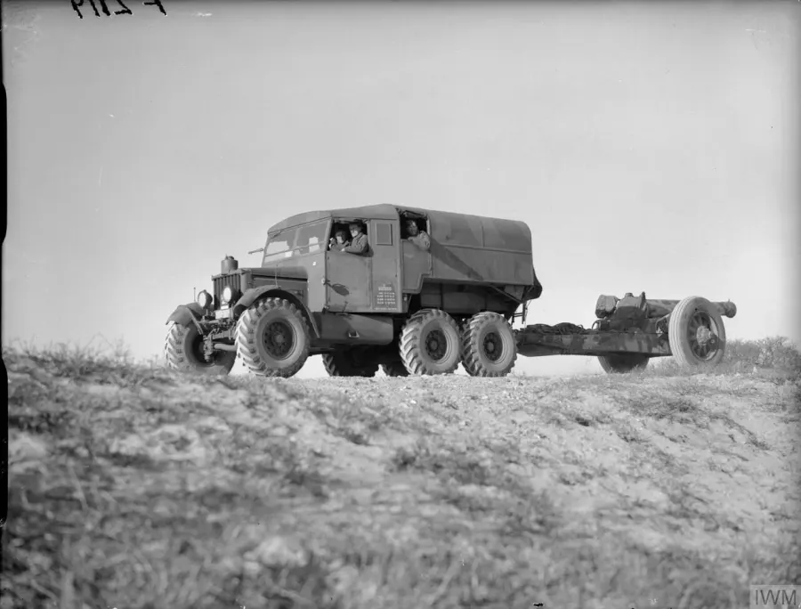 La carte Tracteur d'artillerie