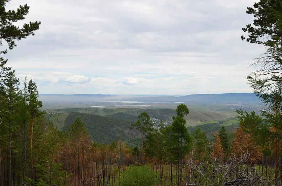 La carte Monts Iablonovy