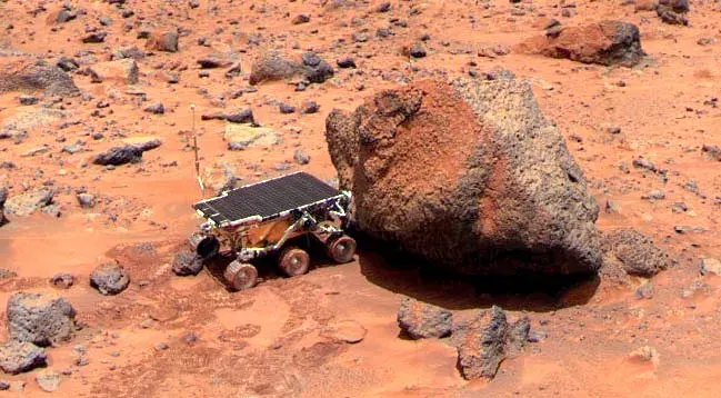 La carte Mars Pathfinder
