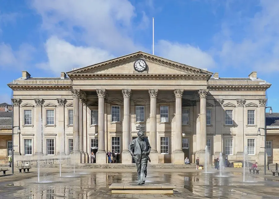 La carte Huddersfield
