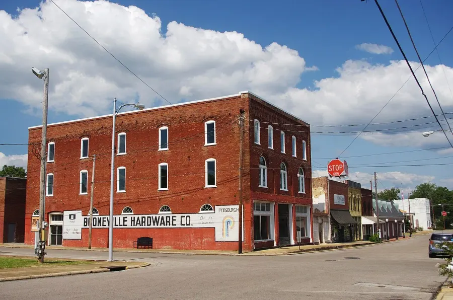 La carte Booneville