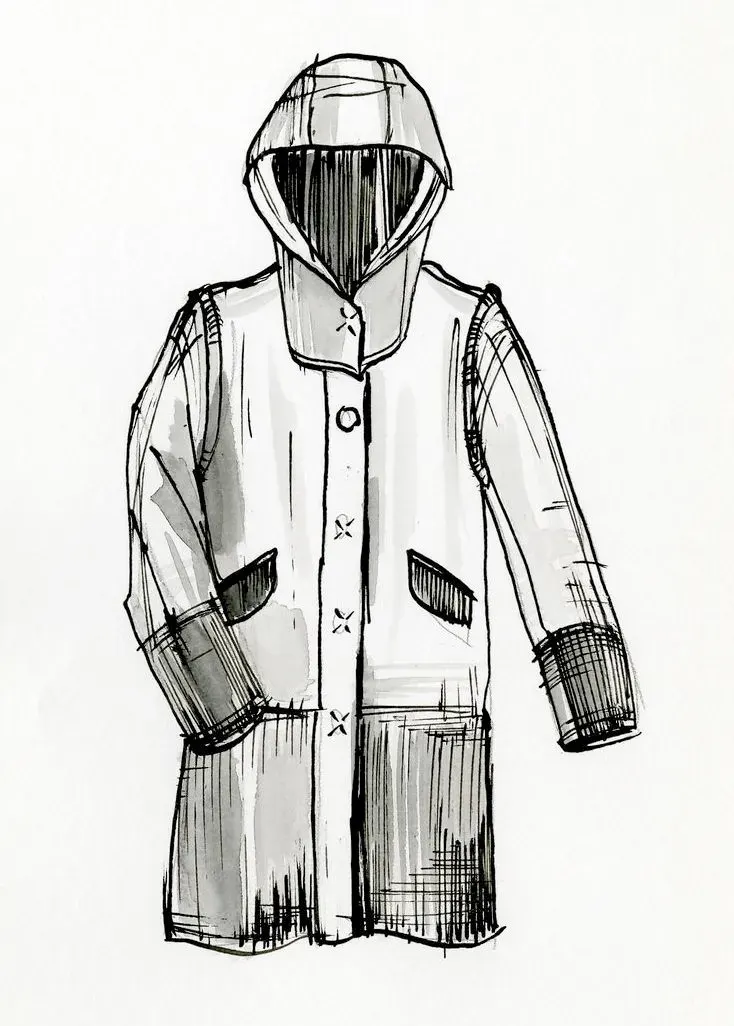 The Raincoat card