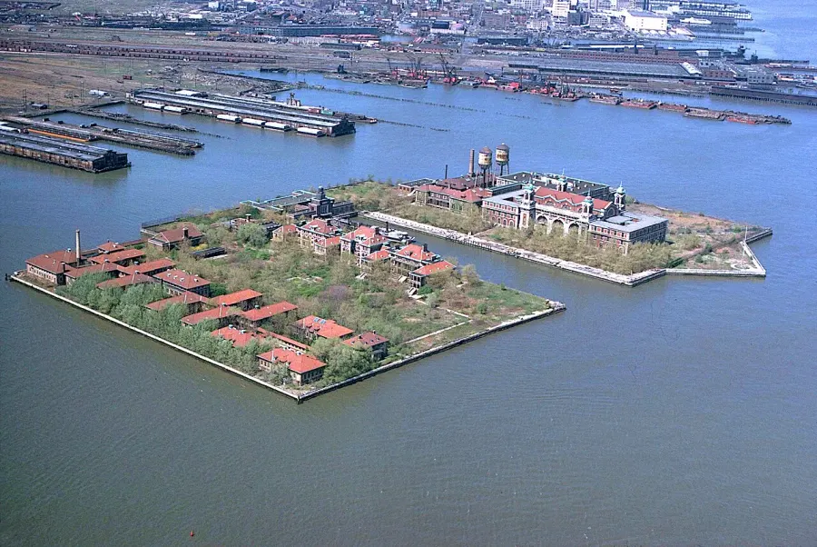 La carte Ellis Island