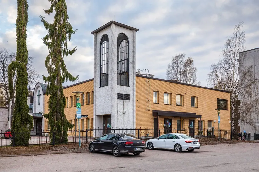 La carte Église de Hakunila